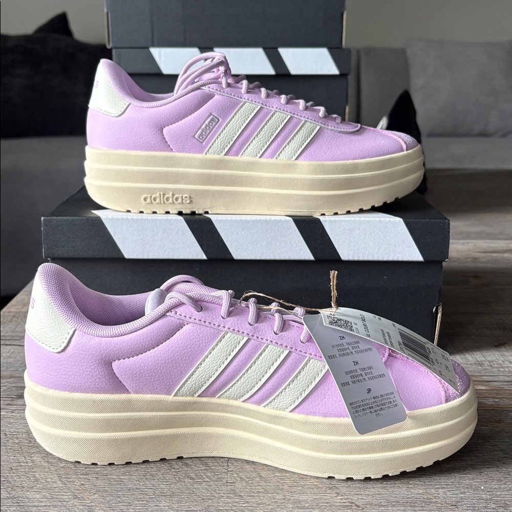 NWT Adidas VL Court Bold Women’s Shoes - JI1791 - Picture 6 of 9